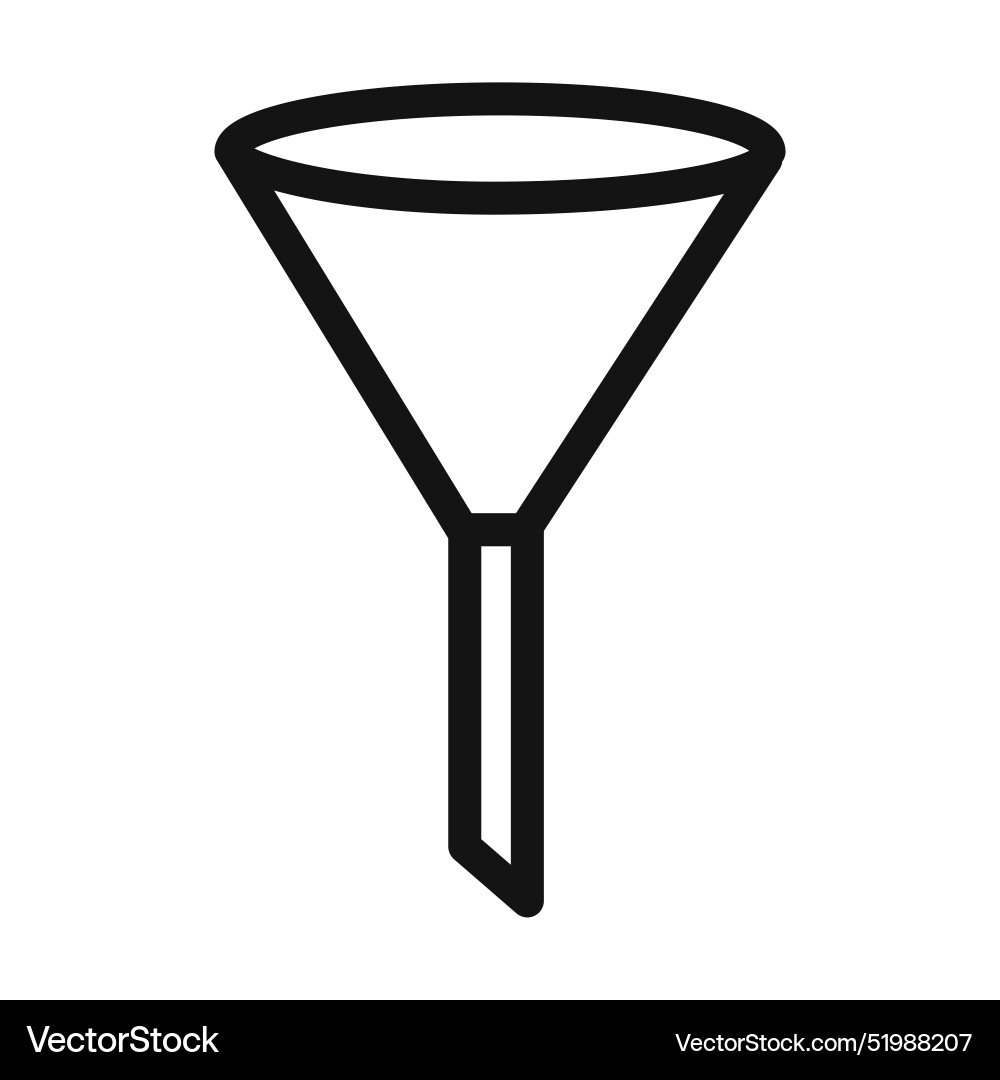 Customizable filter icon ideal for settings Customizable filter icon ideal for settings vector image
