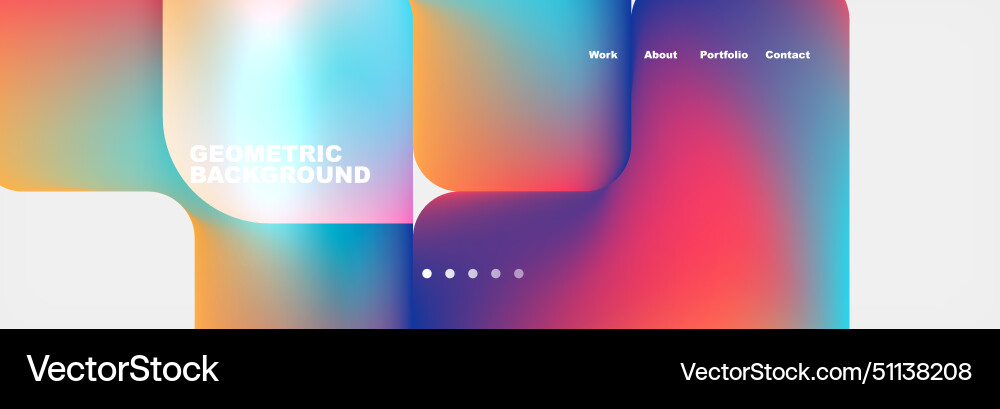 A colorful abstract background with geometric A colorful abstract background with geometric vector image