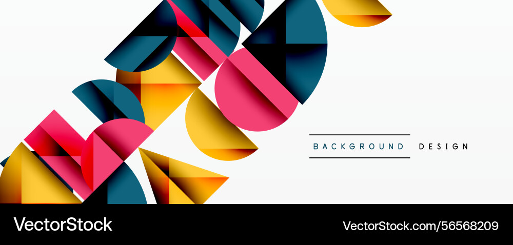 Abstract geometric shapes overlap creating Abstract geometric shapes overlap creating vector image