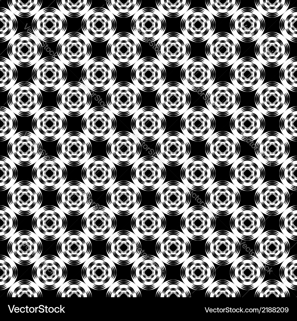Design seamless monochrome grid geometric pattern Vector Image