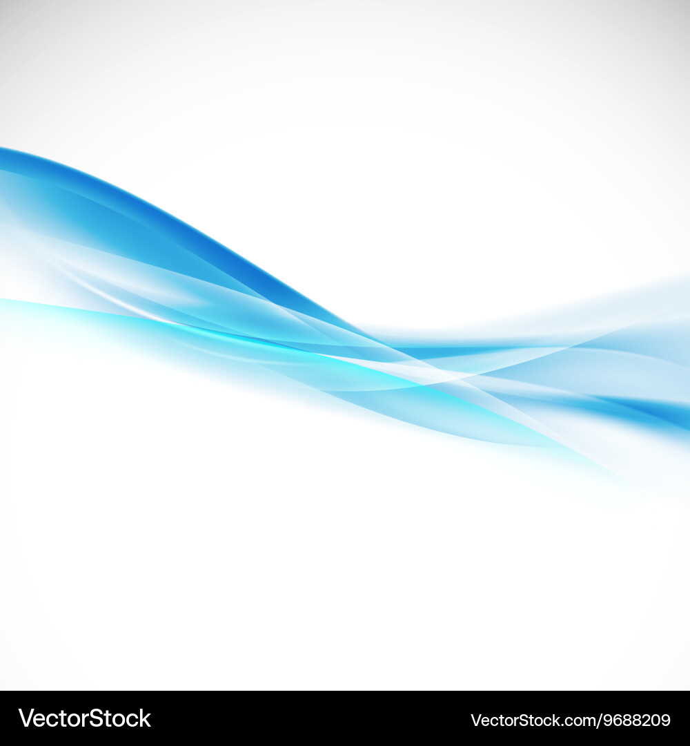 Dynamic Blue Wave Background Royalty Free Vector Image