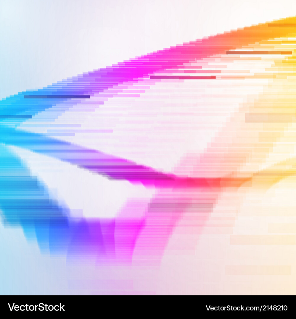 Abstract background colorful elements - editable Vector Image
