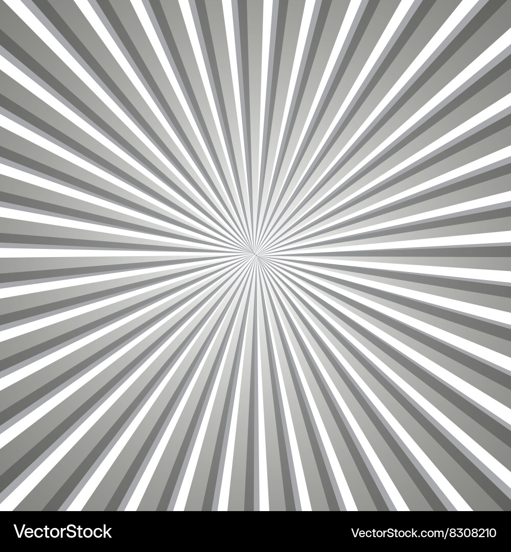 Abstract Sunburst Pattern Vector Image