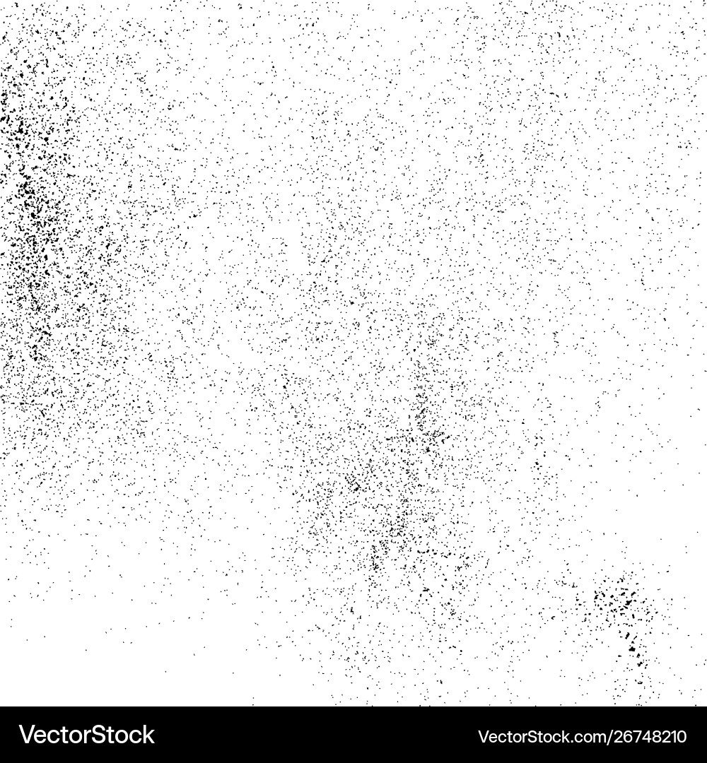 Black Grainy Texture Vector Image