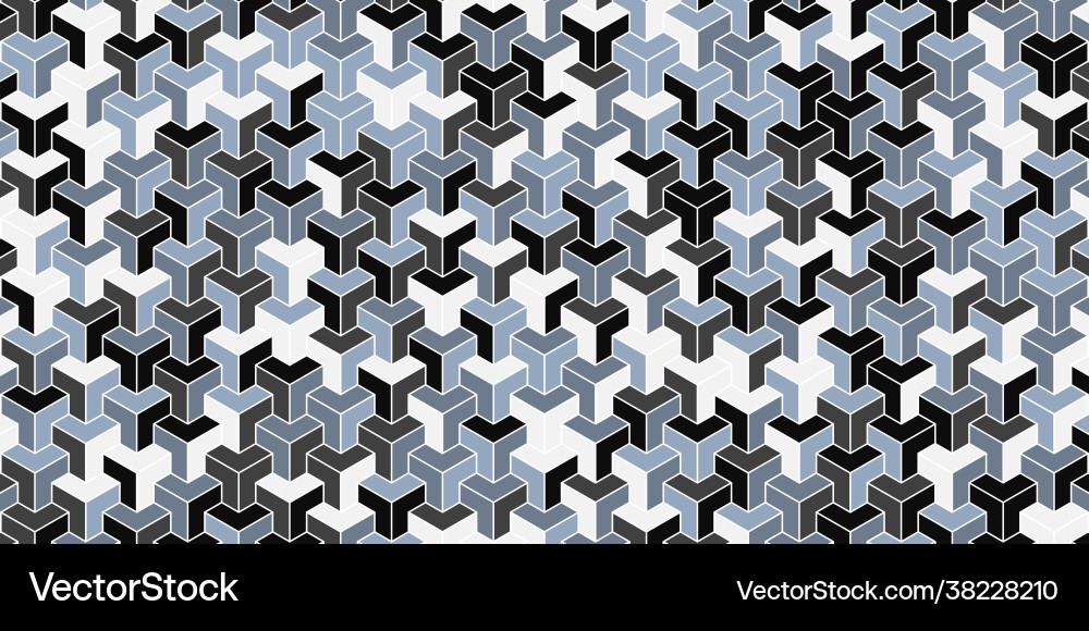 Geometric Triangle Pattern vector image