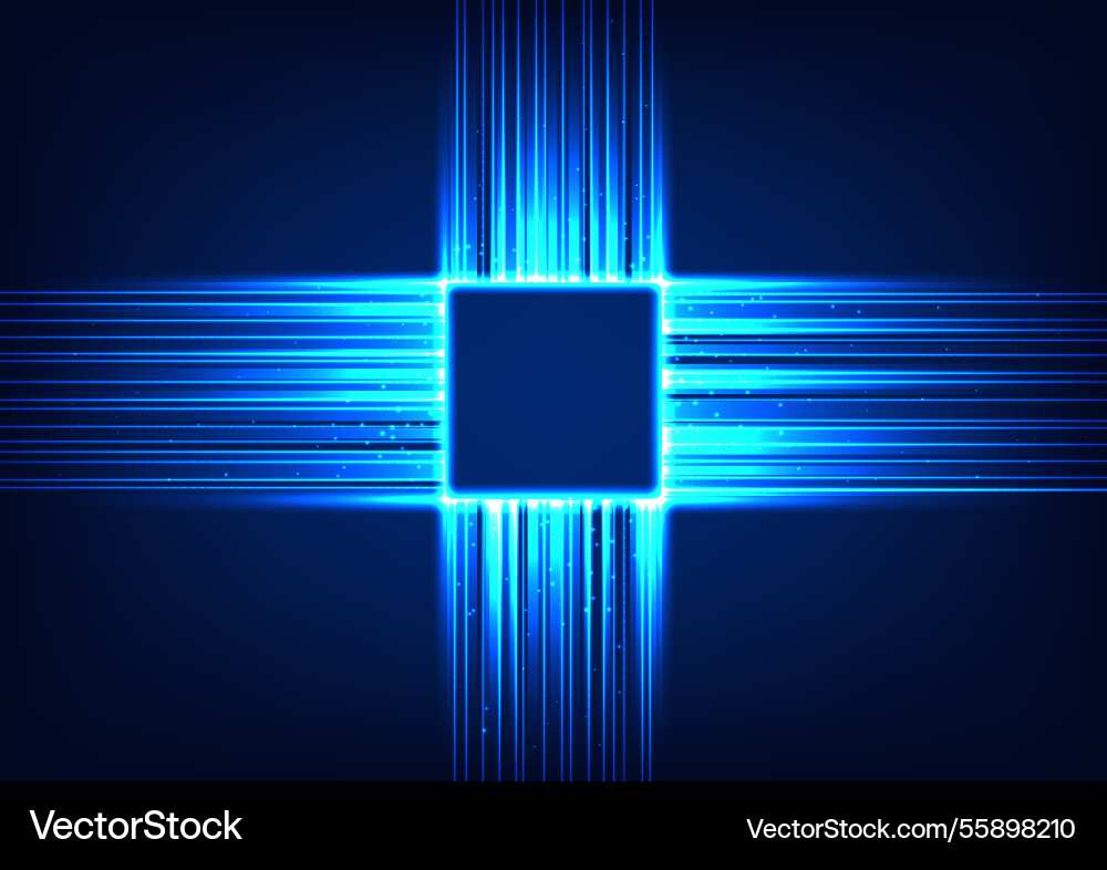Microchip technology background like the brain Microchip technology background like the brain vector image