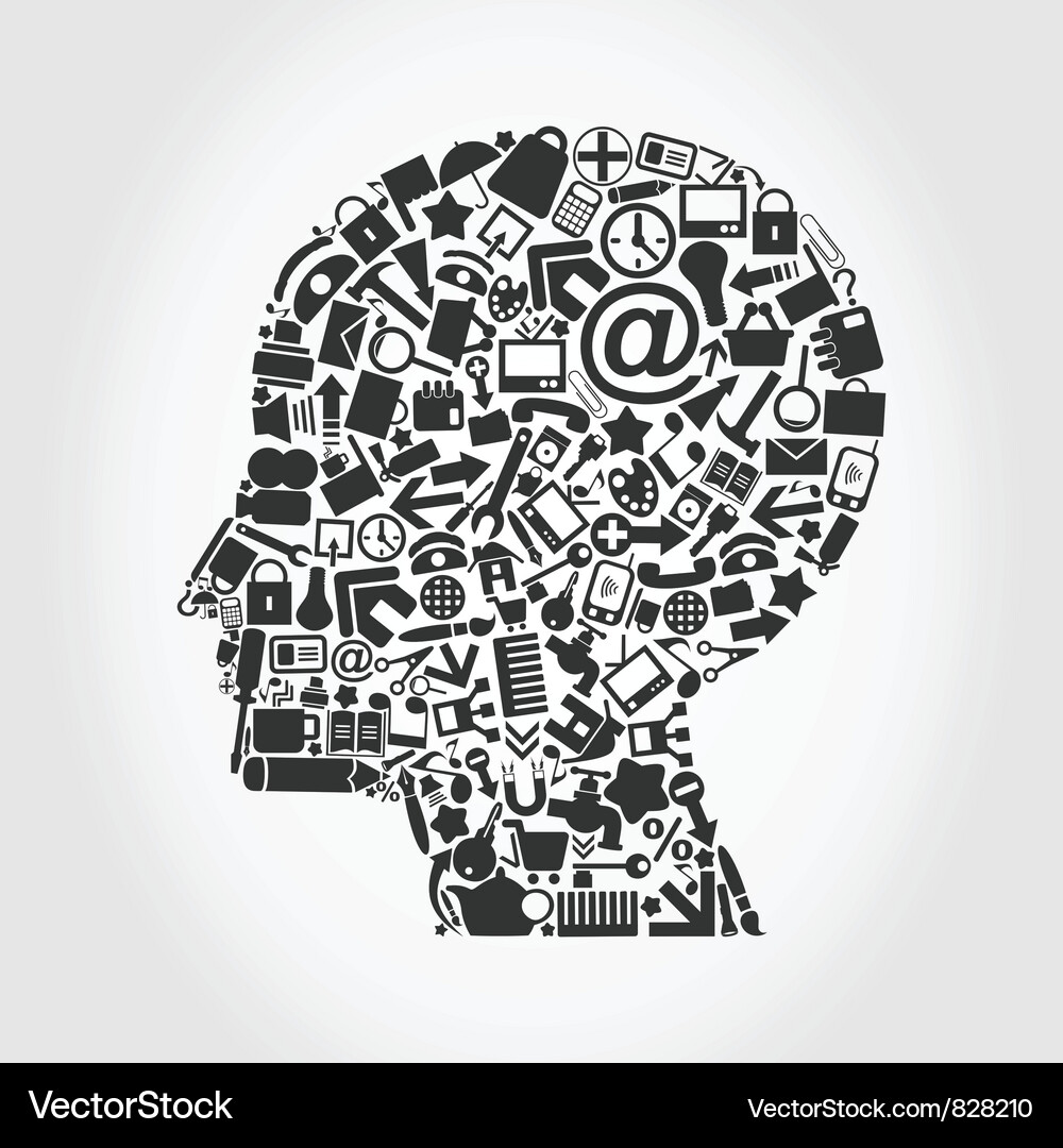 Office Technology Icons Vector Image