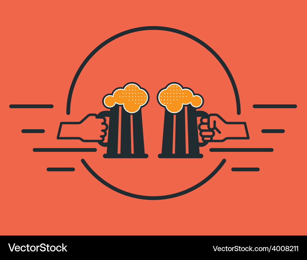 Beer poster Royalty Free Vector Image - VectorStock