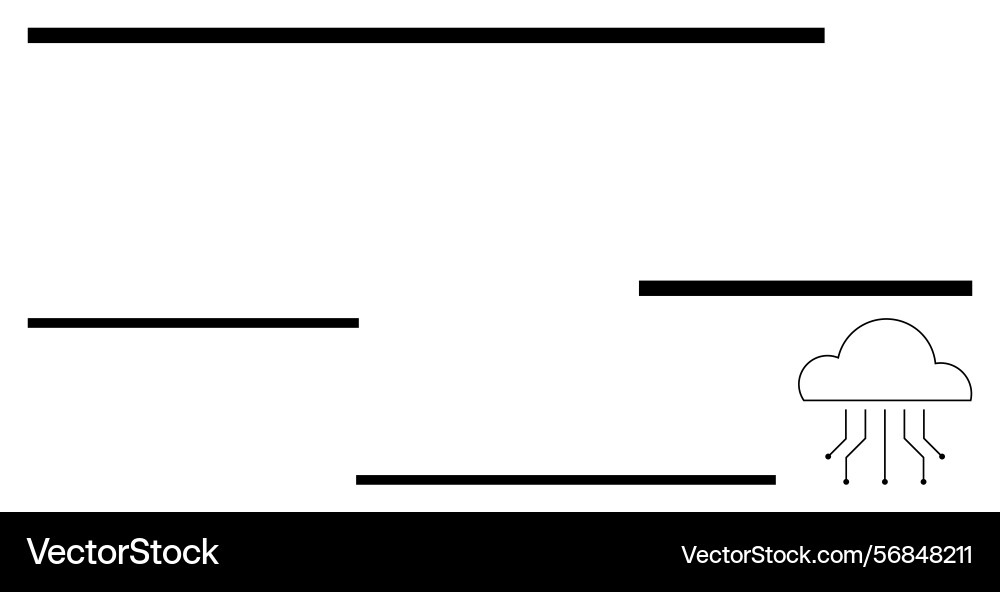 Cloud computing connectivity with minimalist Cloud computing connectivity with minimalist vector image