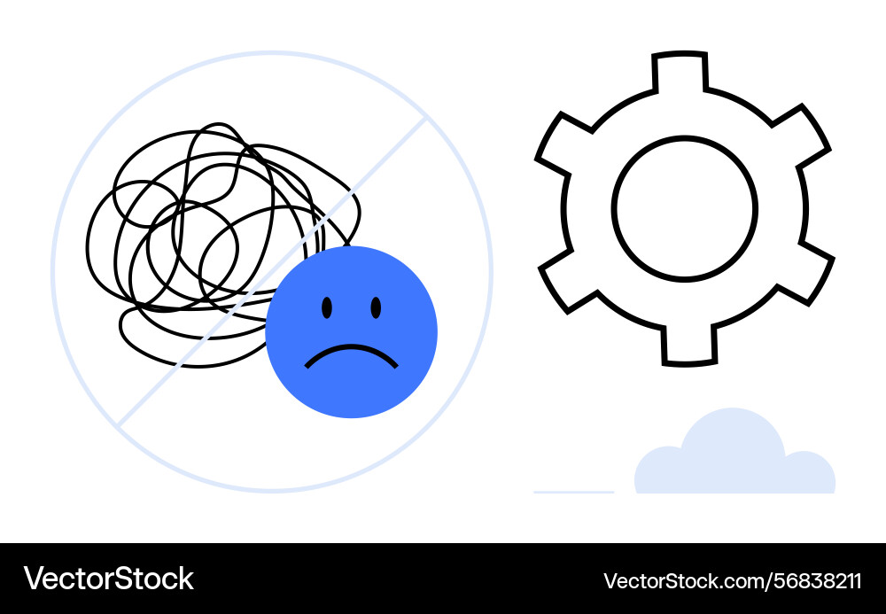 Overcoming confusion with problem-solving Overcoming confusion with problem-solving Vector Image