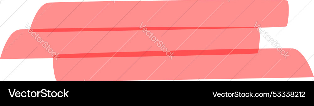 Pink highlighter strokes creating abstract shape Pink highlighter strokes creating abstract shape vector image