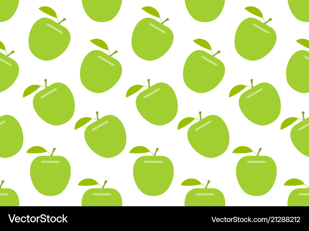 Seamless pattern with apple Seamless pattern with apple vector image