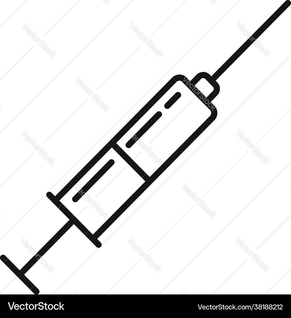Sedative Injection Icon Vector Image
