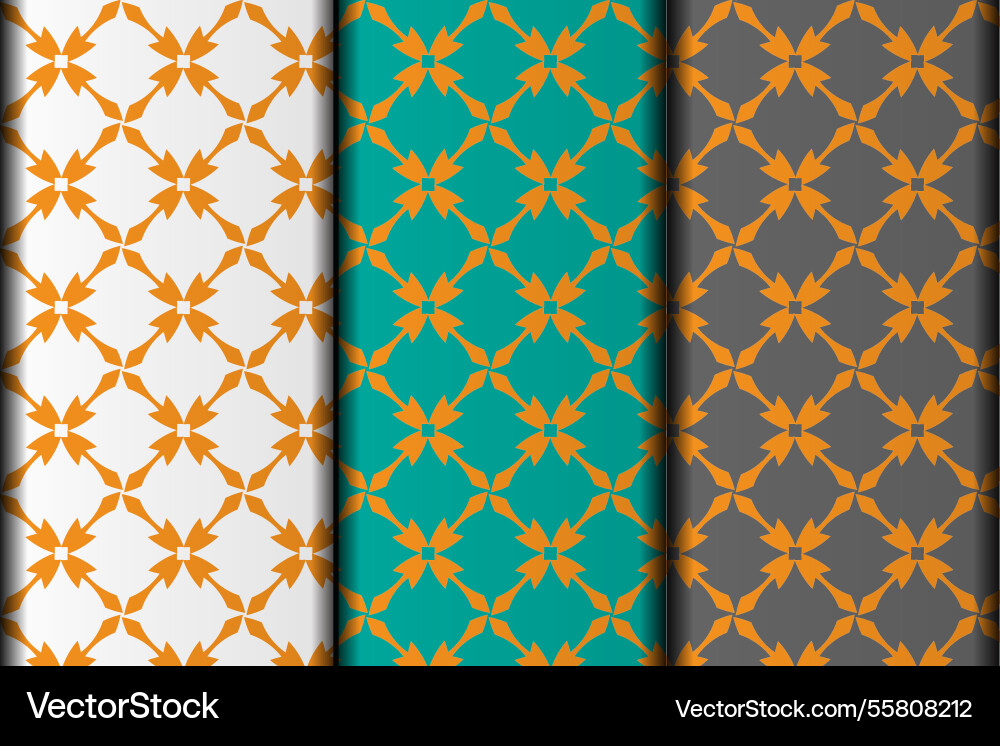 Yellow eps seamless pattern design Vector Image