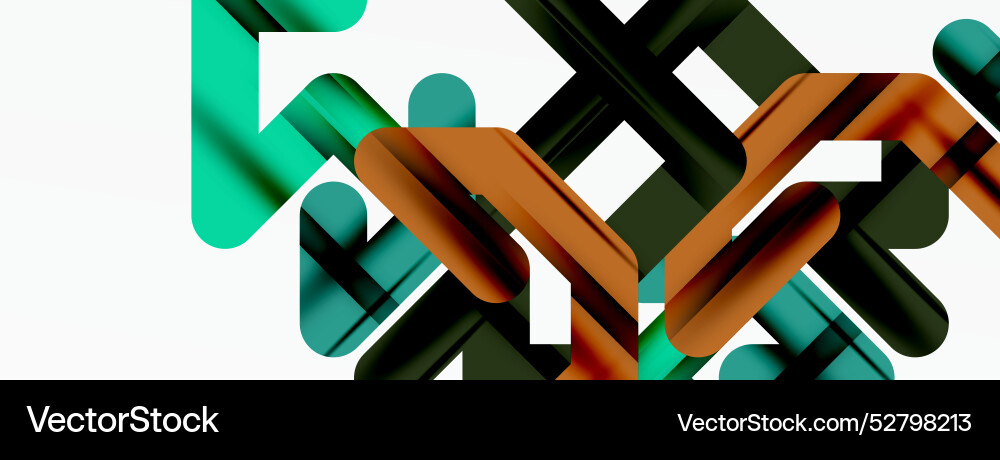 Abstract background - colorful lines composition Abstract background - colorful lines composition Vector Image