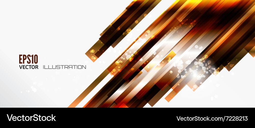 Abstract lines background with colored elements vector image