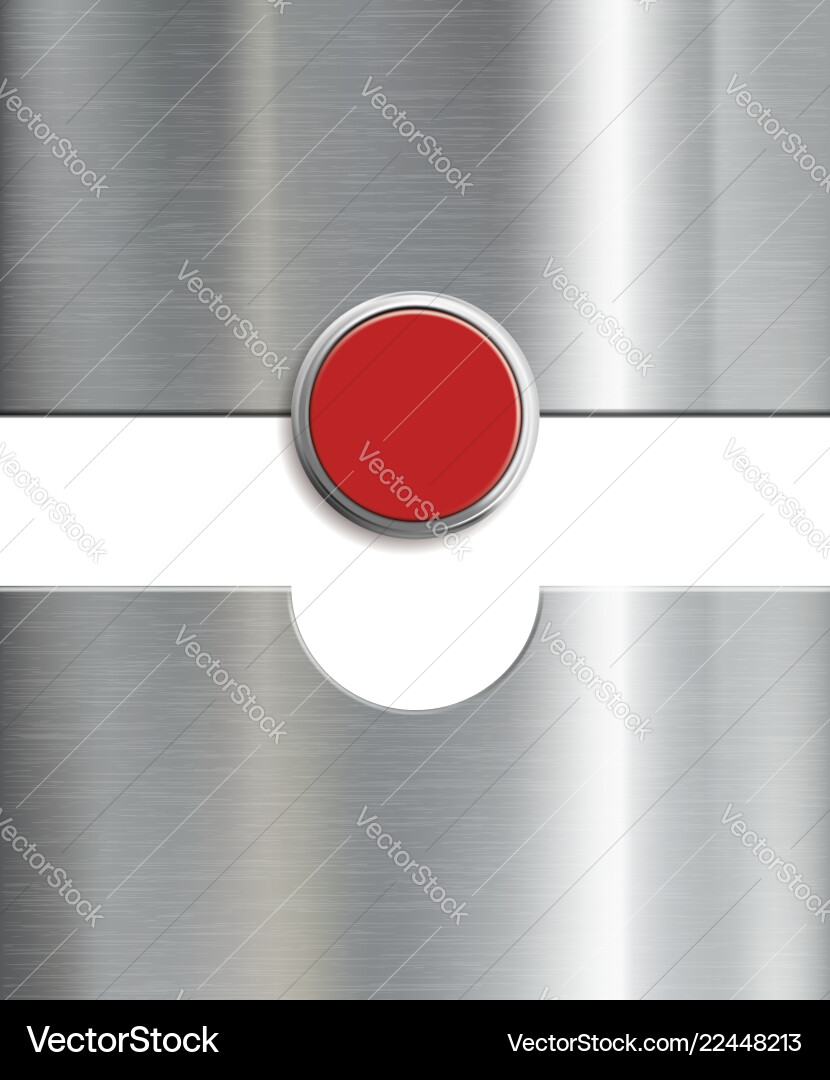 Gate with button Gate with button vector image