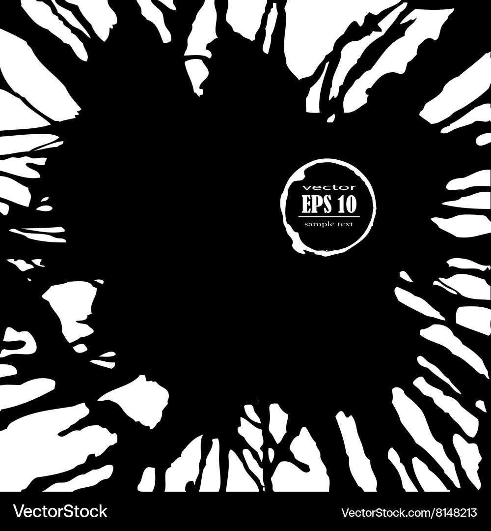 Ink splashes background for design Vector Image