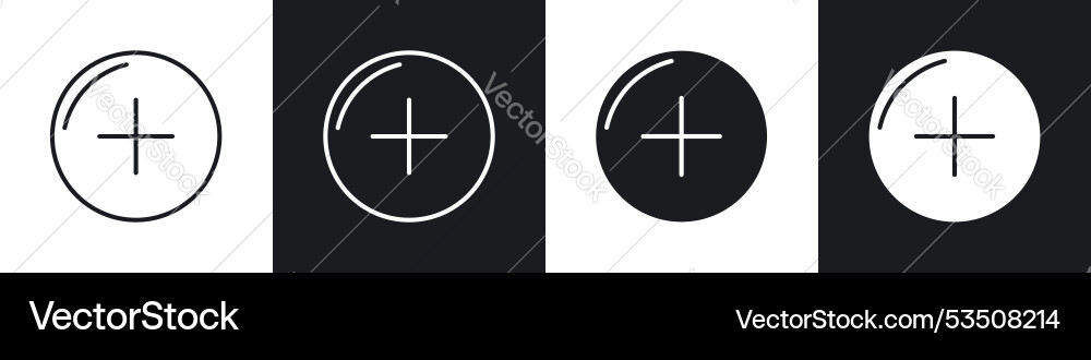 Addline in thin line black color flat simple Vector Image