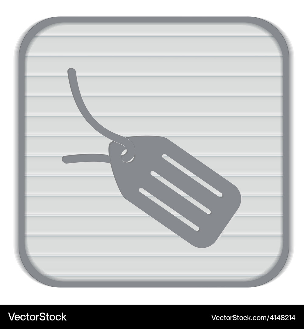 Label icon button Vector Image