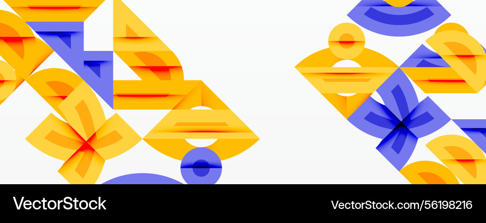 Abstract geometric shapes overlap creating Abstract geometric shapes overlap creating vector image