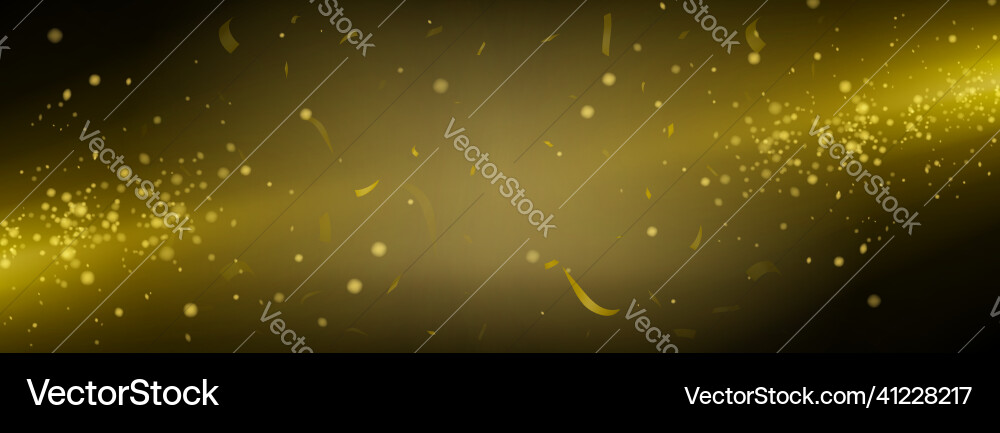 Background with light bokeh and glitter particles Background with light bokeh and glitter particles vector image
