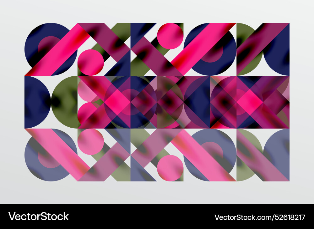 Circles and shadows colorful round elements Circles and shadows colorful round elements vector image