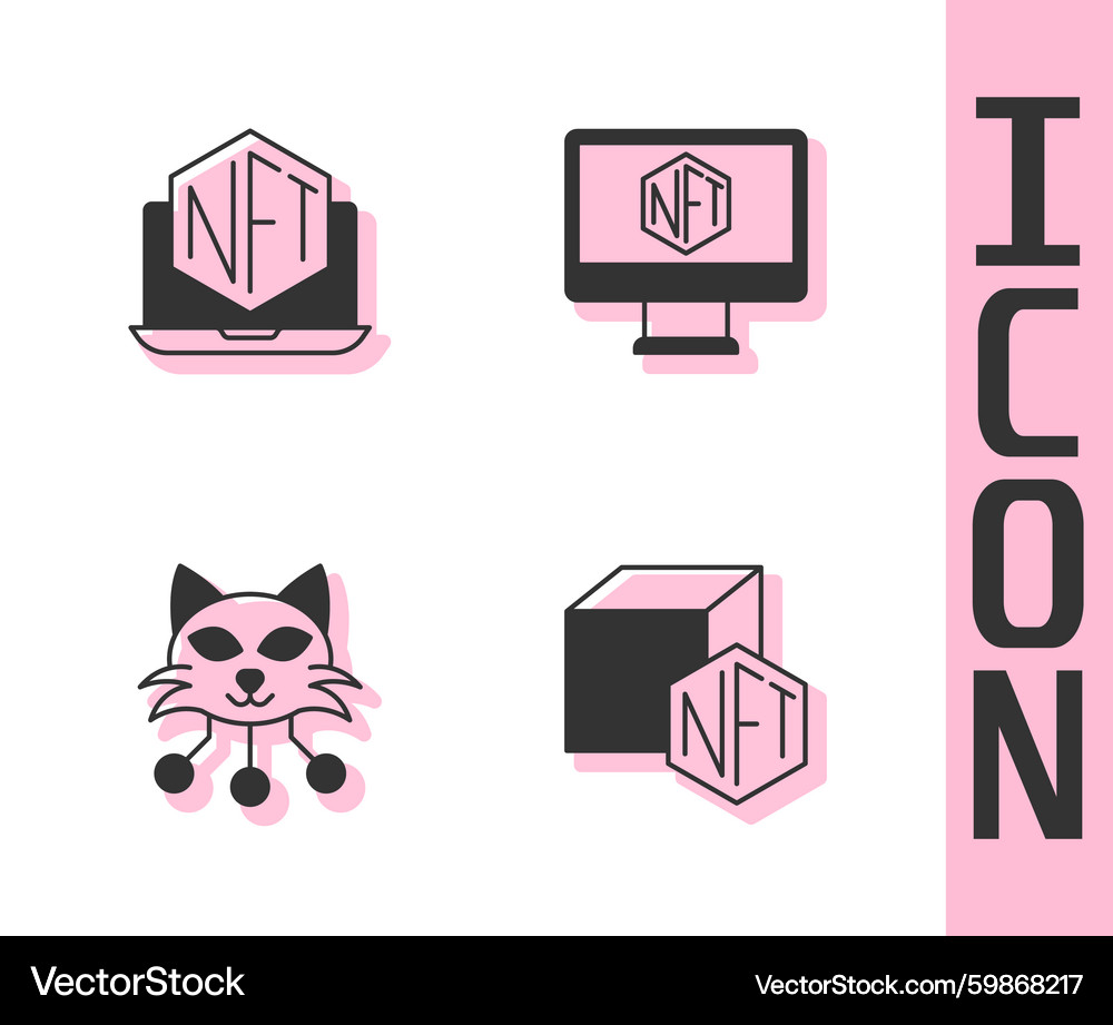 NFT Crypto Art: Digital Wallet & App – Royalty-Free Vector | VectorStock