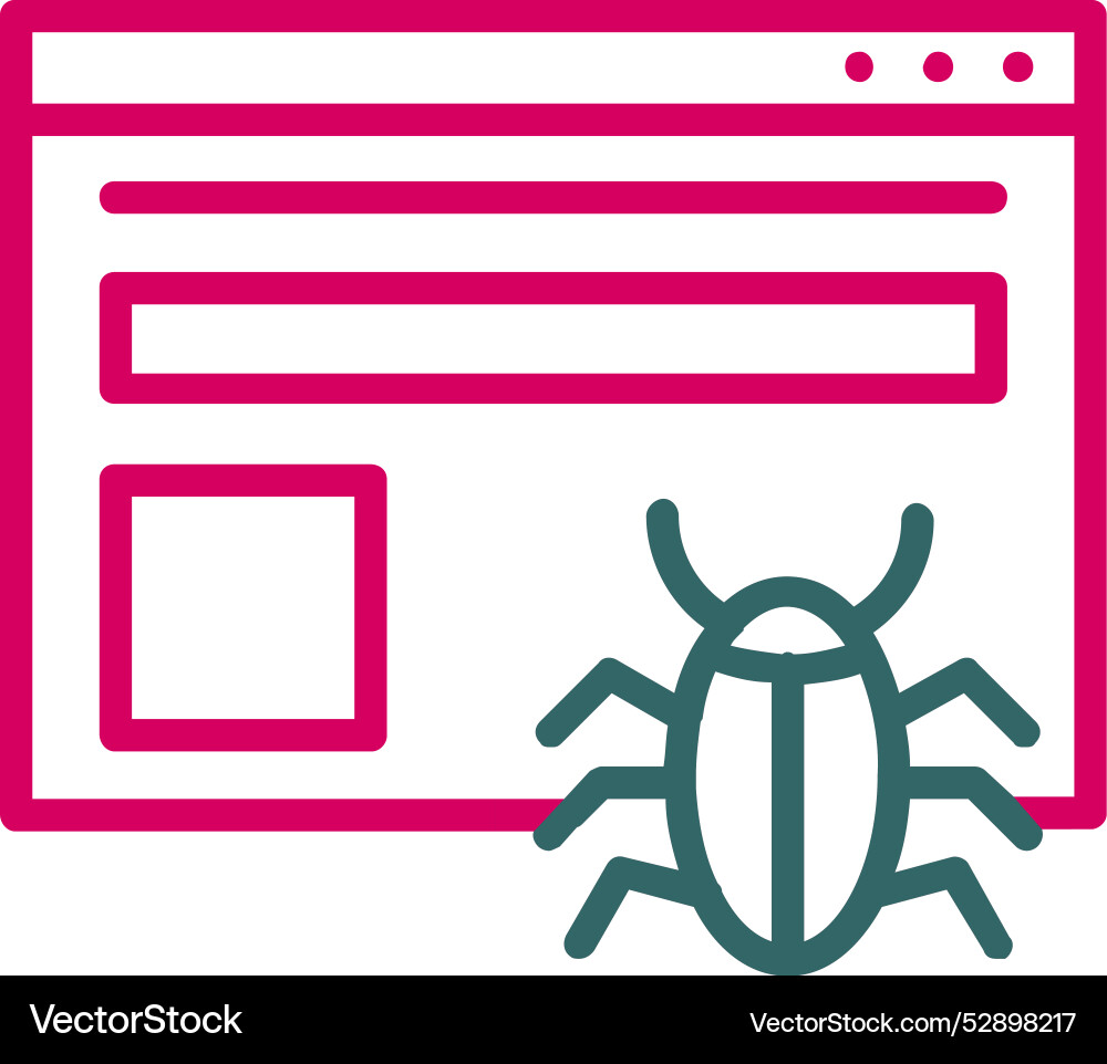Web crawler icon design Vector Image