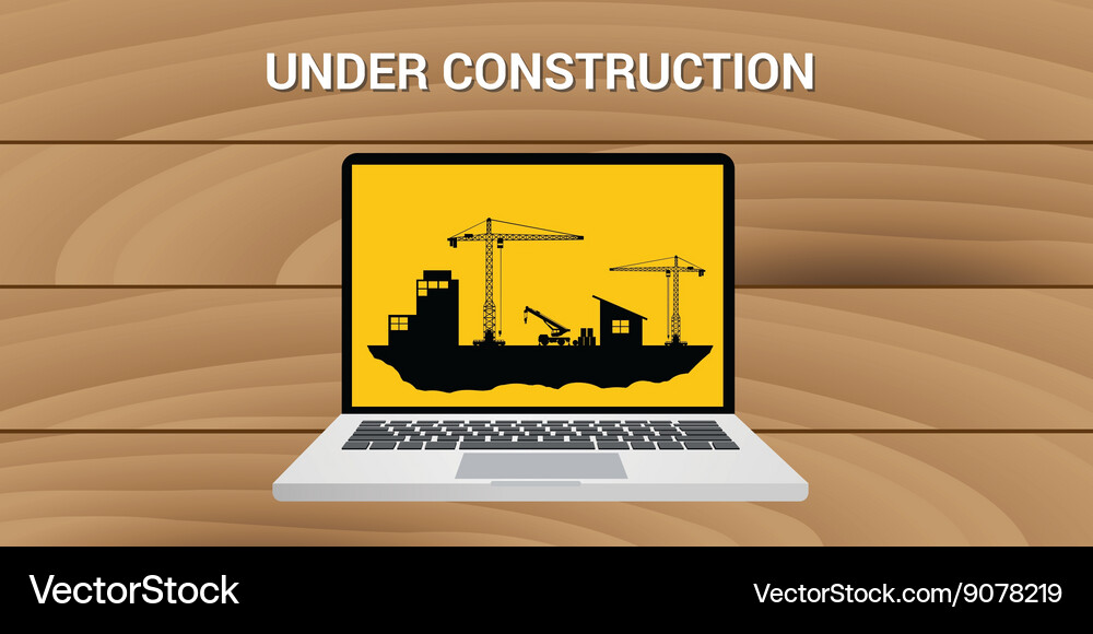 Website construction construct under development Vector Image