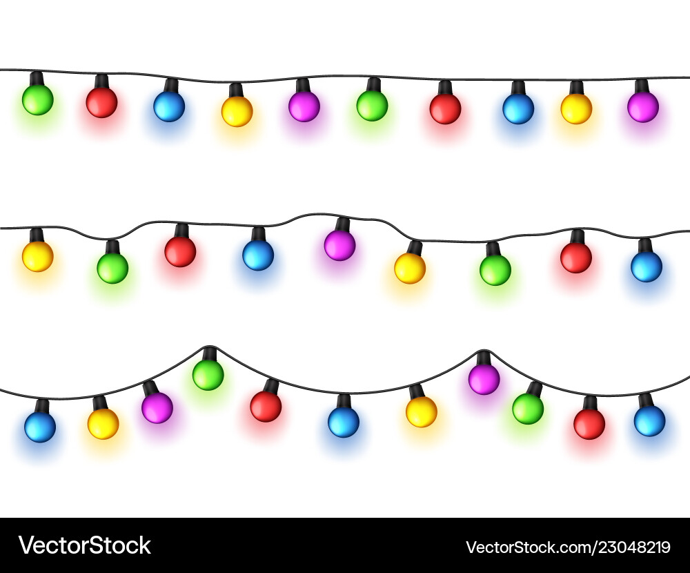 Weihnachtsleuchten auf weißem Hintergrund Weihnachtsleuchten auf weißem Hintergrund vektorbild