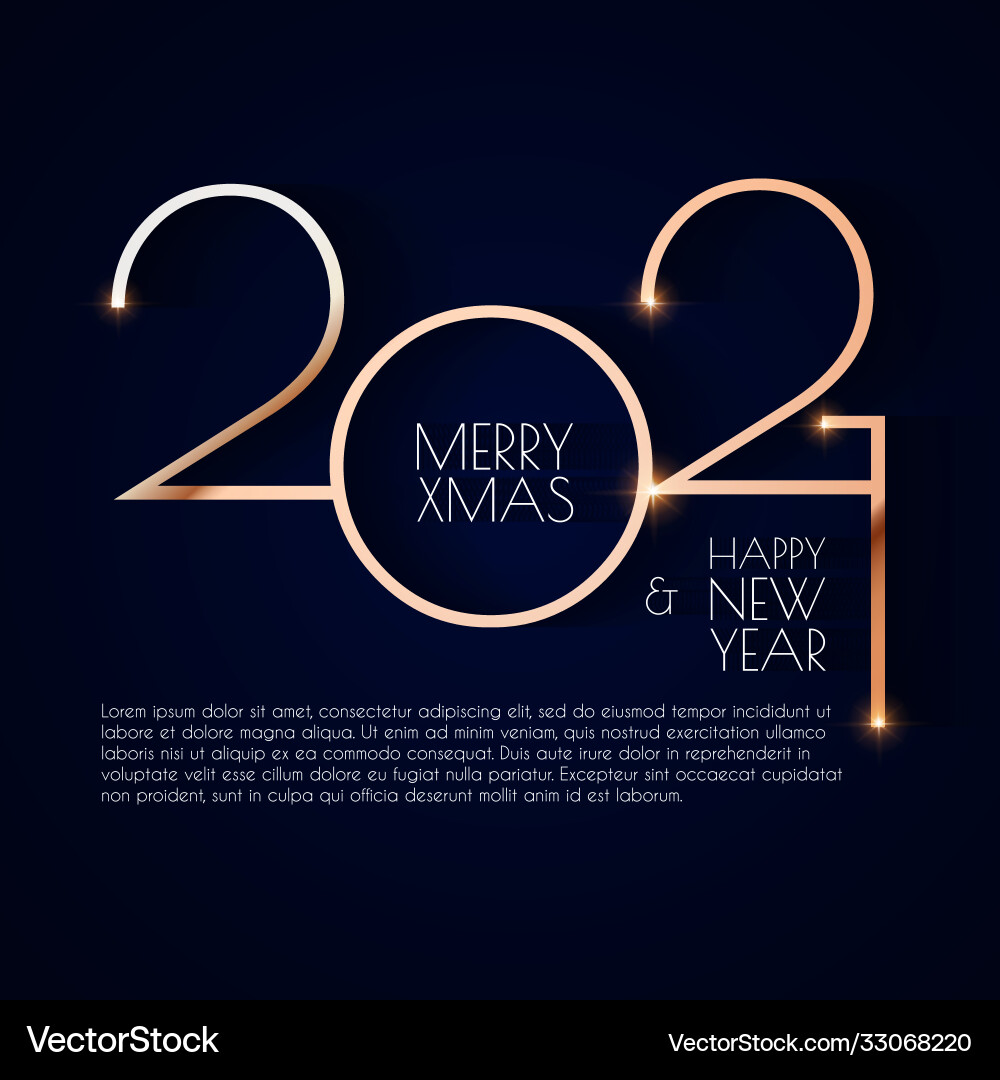 Frohes neues 2021 Jahre eleganter Goldtext mit Licht Frohes neues 2021 Jahre eleganter Goldtext mit Licht vektorbild