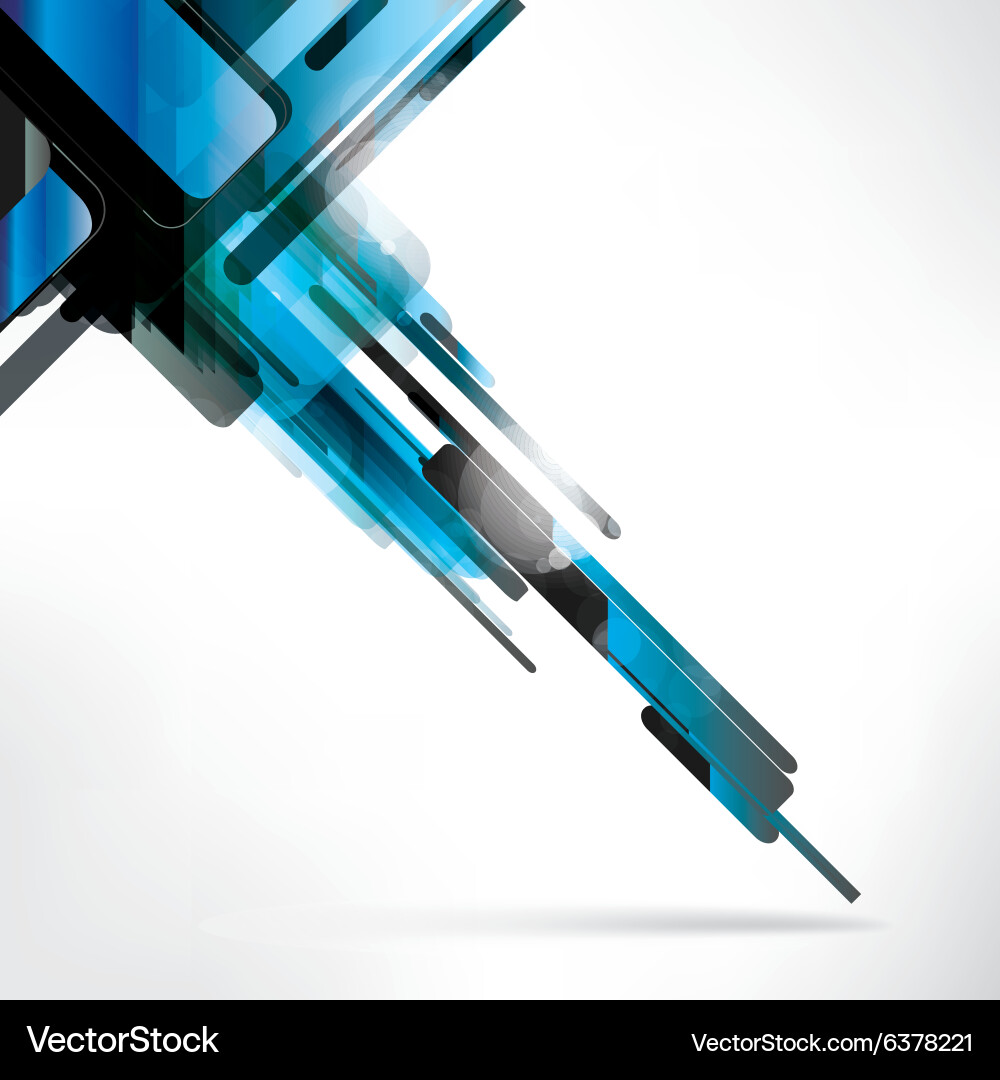 Abstract background with geometric elements vector image
