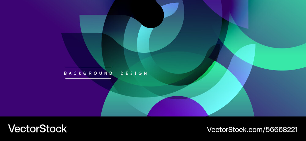 Abstract design features overlapping circles Abstract design features overlapping circles Vector Image
