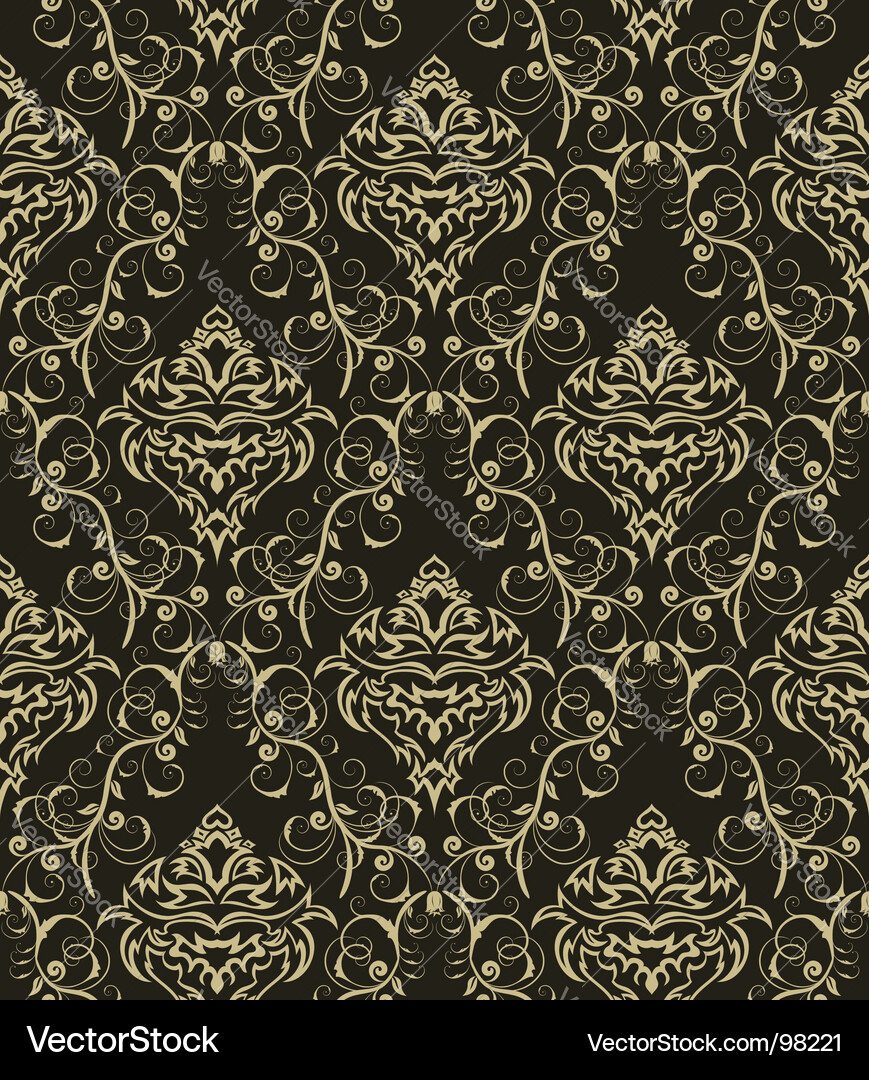 Damask pattern Vector Image