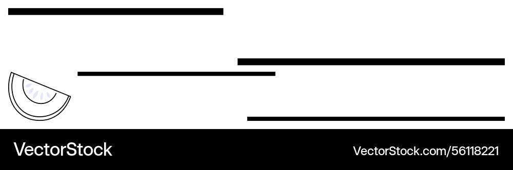Geometrische Linien mit Protraktor zur Messung Geometrische Linien mit Protraktor zur Messung vektorbild