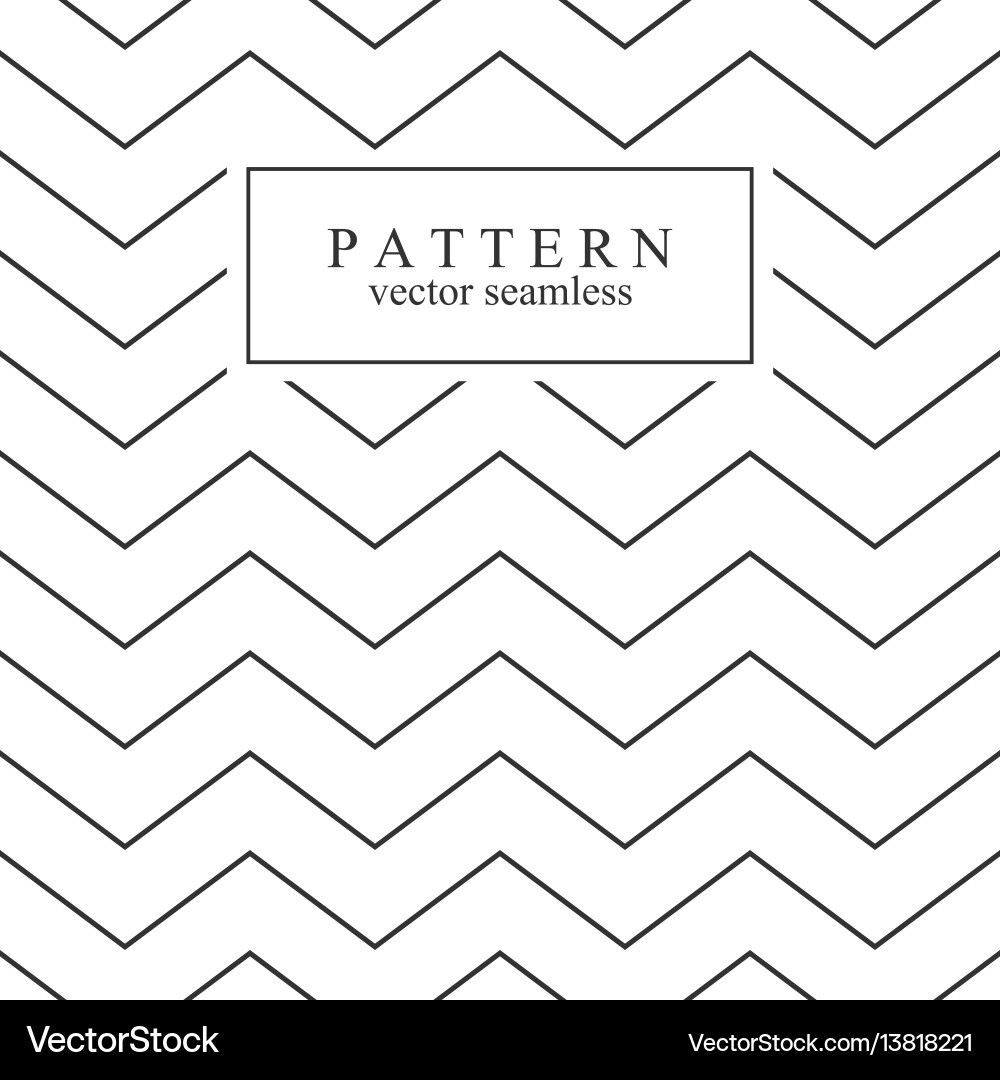 Zigzag seamless minimalistic pattern Zigzag seamless minimalistic pattern vector image