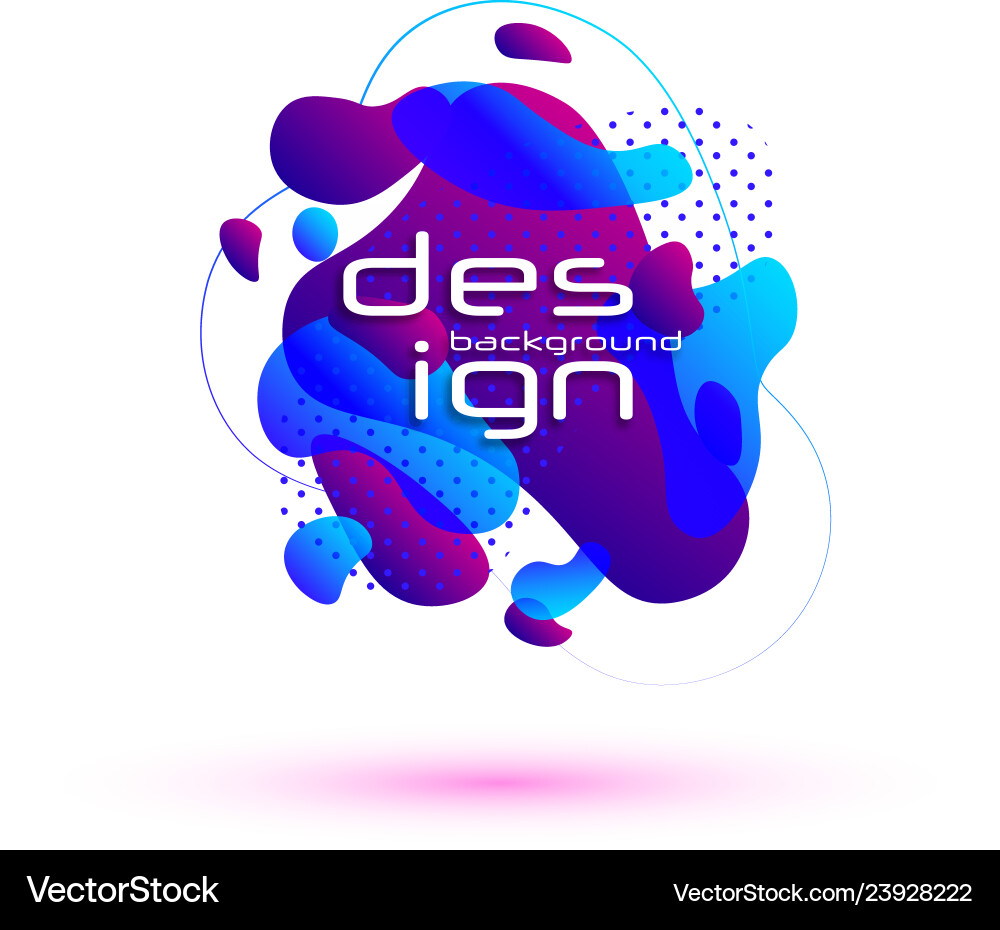 Abstract Fluid Pattern vector image