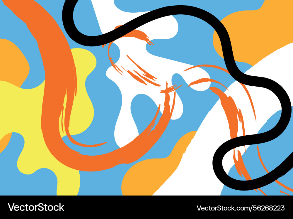Abstract horizontal background Abstract horizontal background vector image