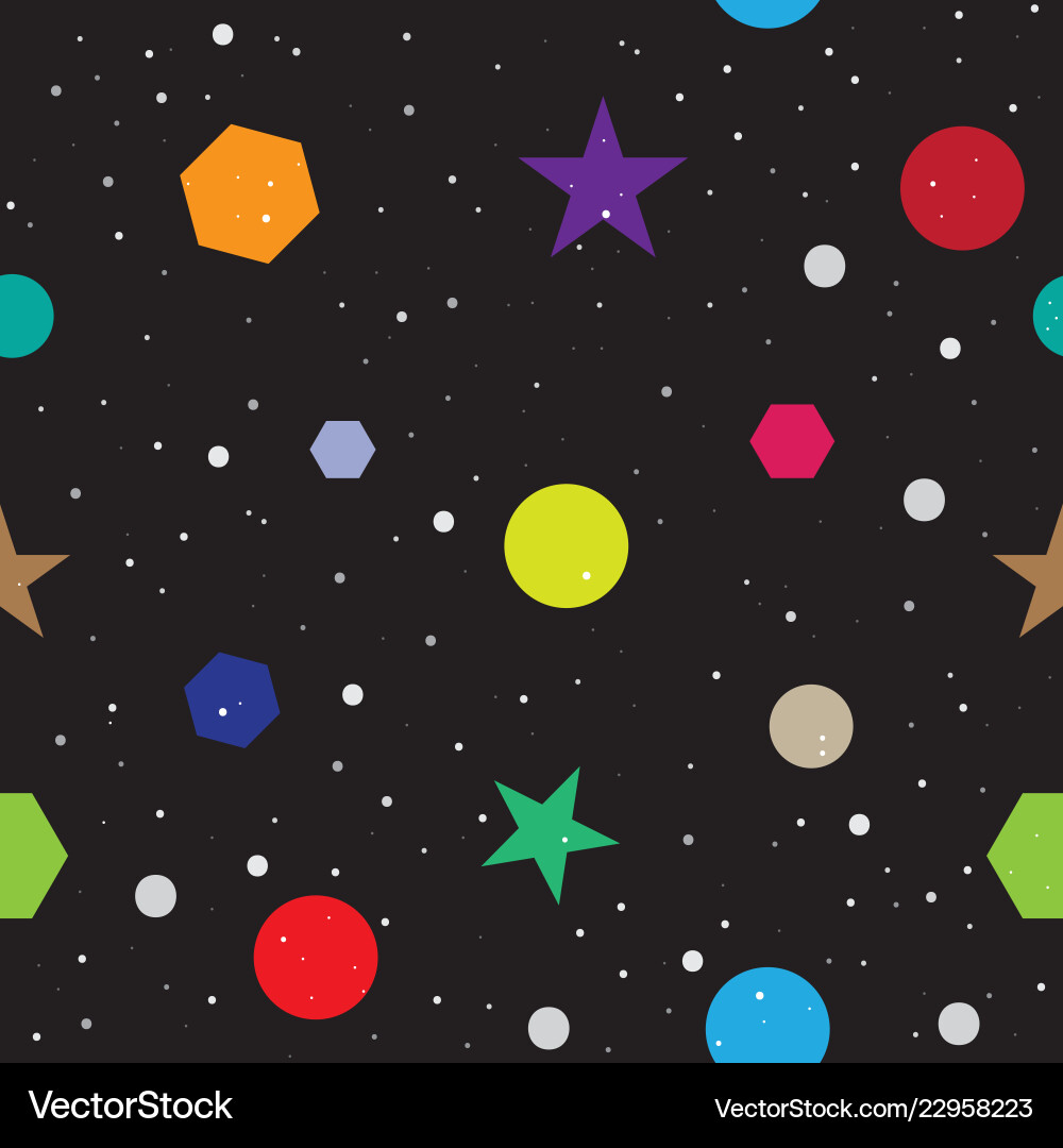 Simplistic seamless pattern with geometric shapes Simplistic seamless pattern with geometric shapes vector image