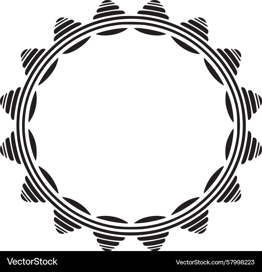 Tala Frame - Circular Pattern Vector Image