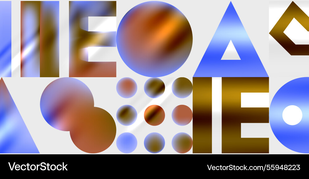 Triangles circles squares rectangles design Triangles circles squares rectangles design Vector Image