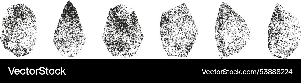 3d gradient geometric shapes with noise 3d gradient geometric shapes with noise Vector Image
