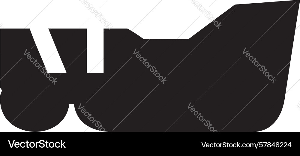 Abstract broken object icon fragmented design Vector Image
