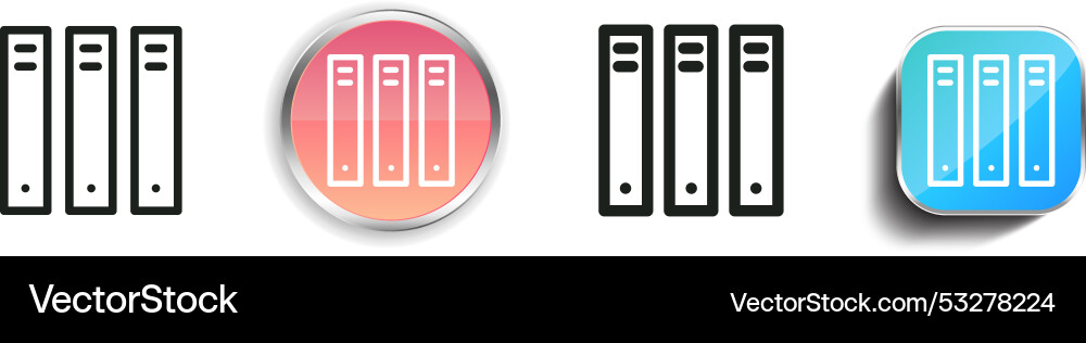 Cpu icon thin linear regular and button style Vector Image