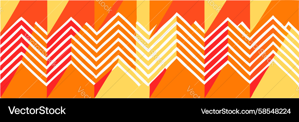 Dynamic Zigzag Pattern Vector Image