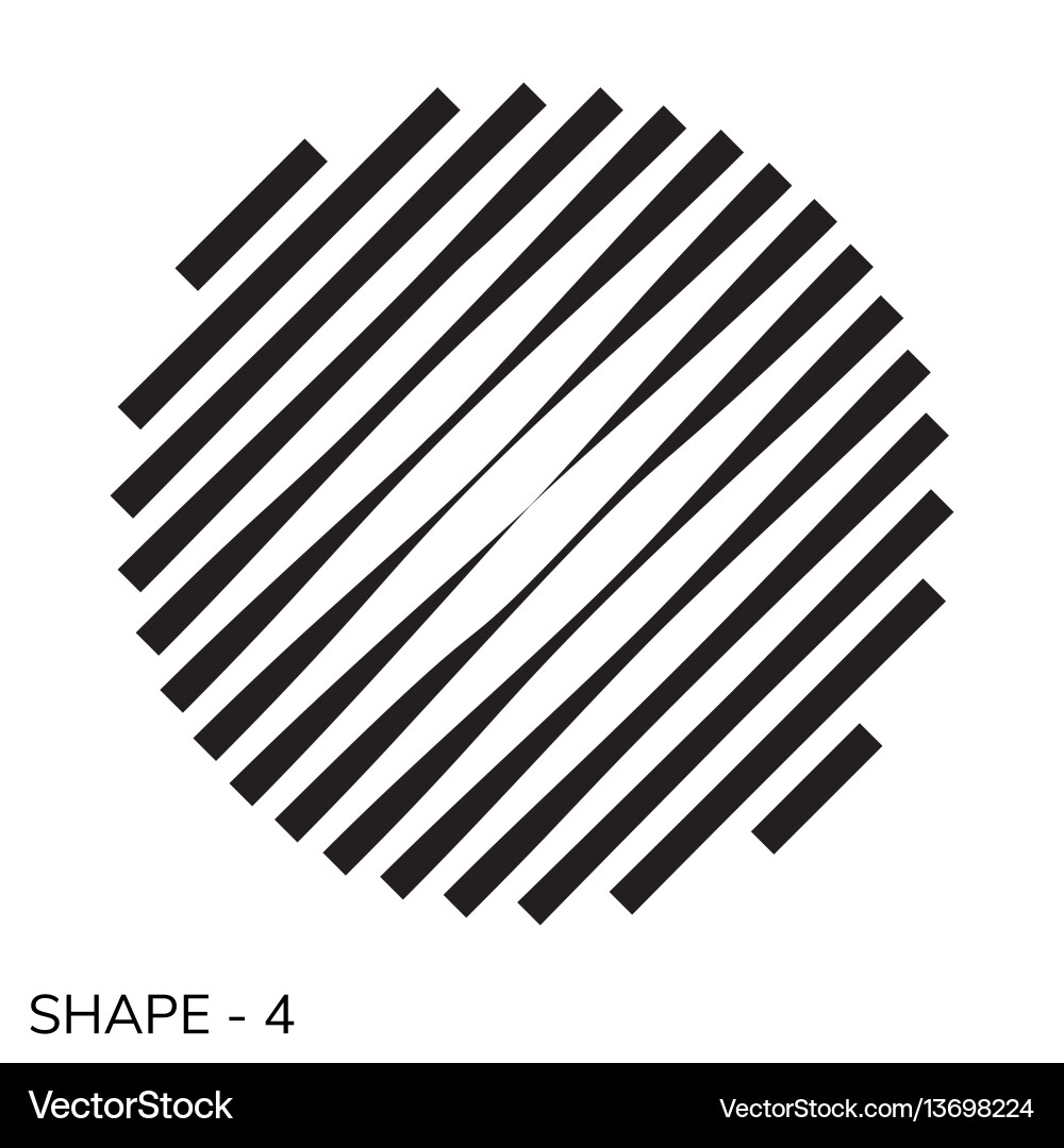 Minimal Geometric Pattern Vector Image