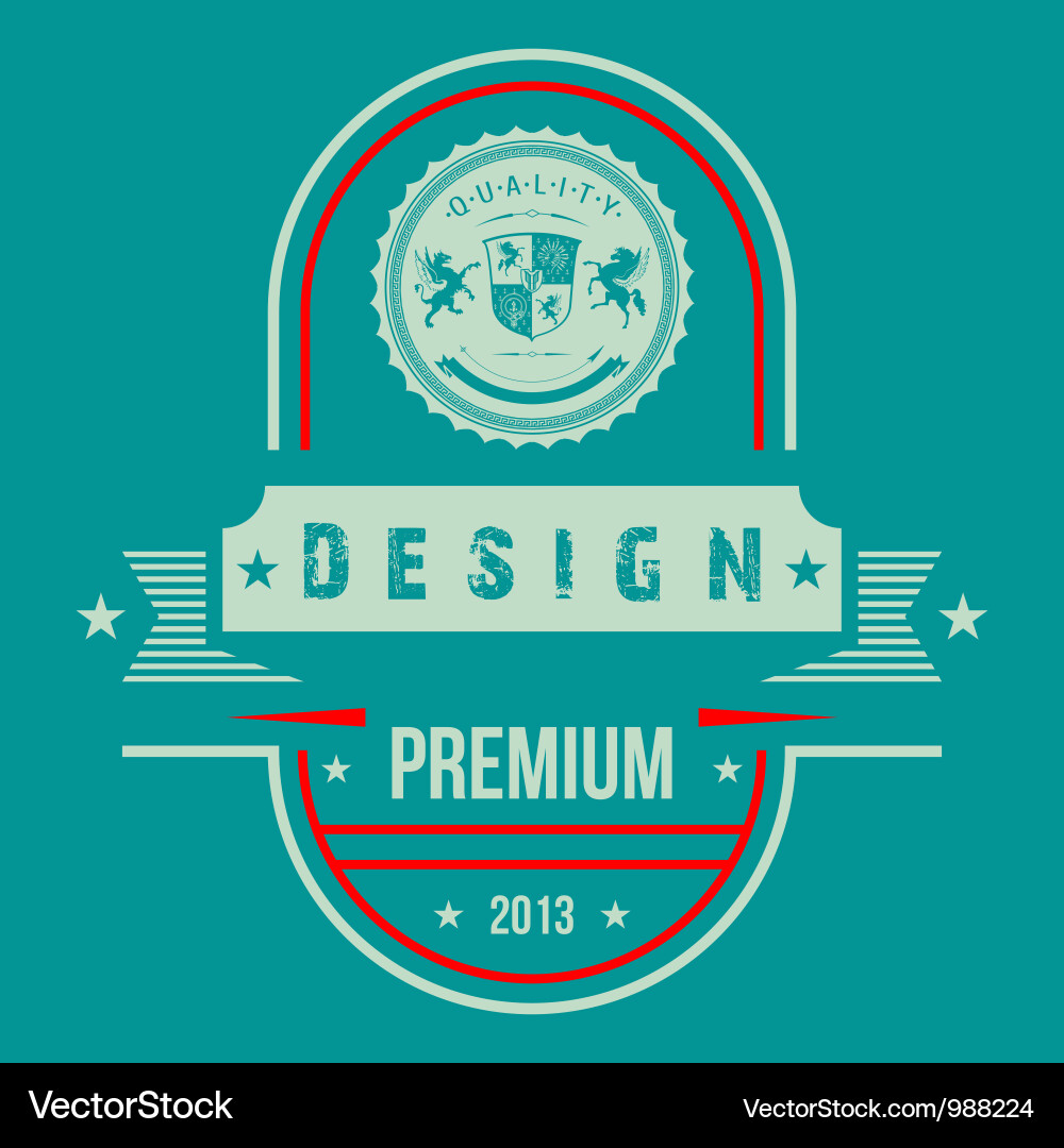 Retro Web Graphics vector image