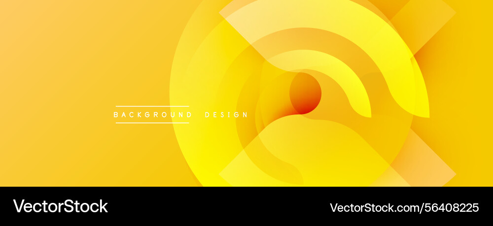 Abstract yellow design features overlapping Abstract yellow design features overlapping vector image