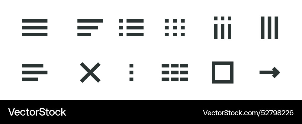 Hamburger Schnittstelle Menü einfache Linie minimal ui Hamburger Schnittstelle Menü einfache Linie minimal ui vektorbild